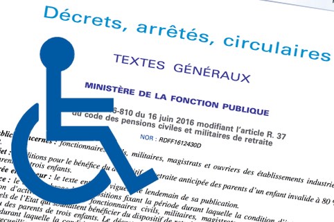 enfant handicap retraite