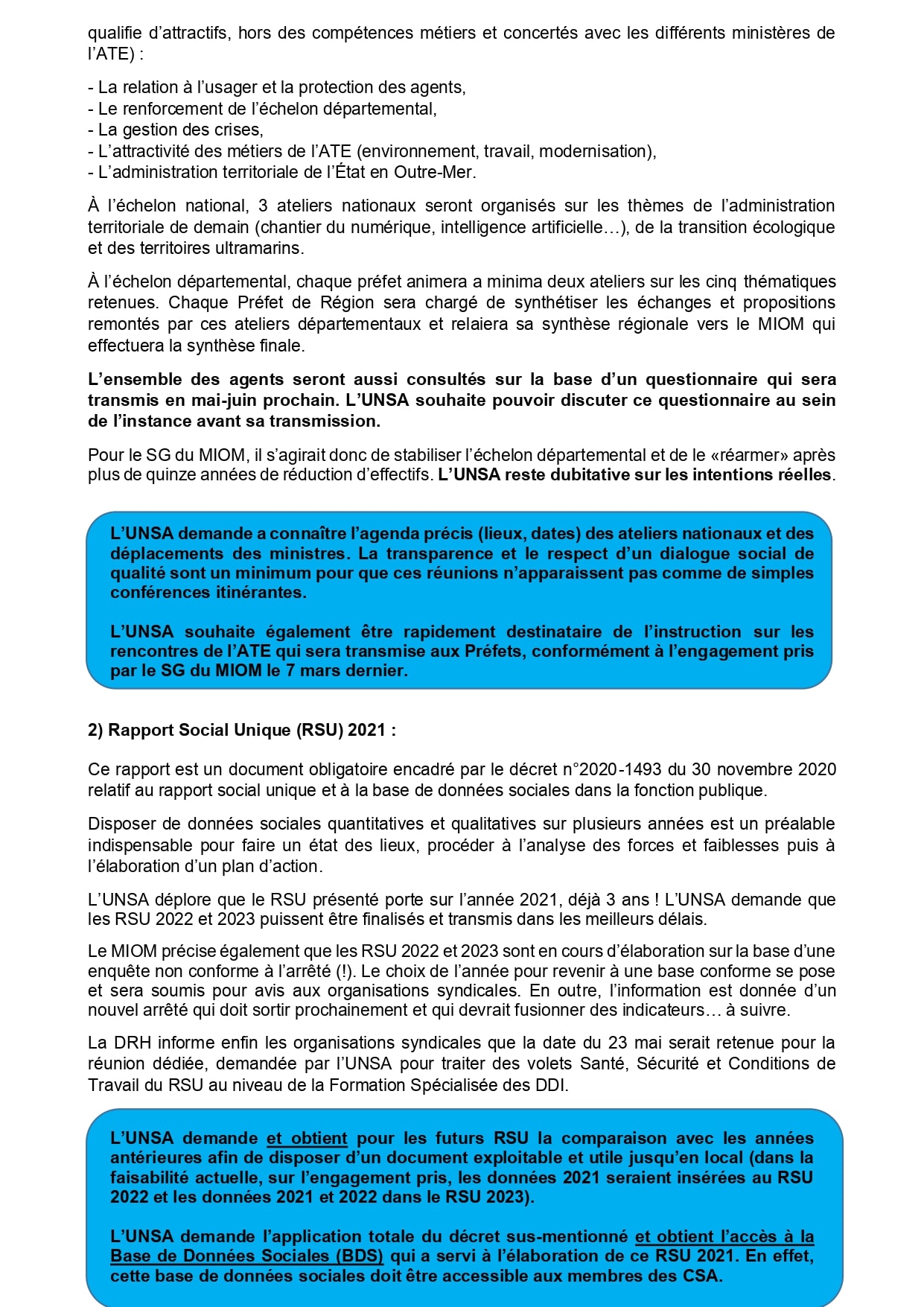 UNSA Compte rendu CSAR DDI 20 03 24 page 2